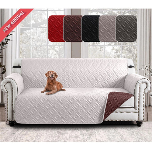 Quilted reversible sofa slip - sofa,