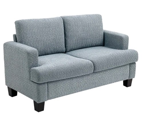 Homcom two seater chenille - two-seater,