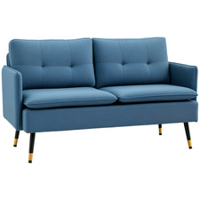 HOMCOM Modern Upholstered Two