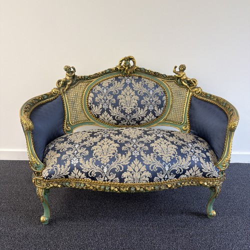 French rococo settee - rococo,