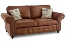 Oakland 3 Seater Faux Leather