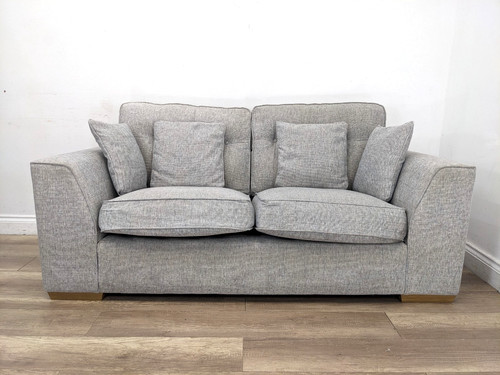 Sofa seater grey buttoned - seater,