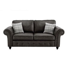 Oakland 3 Seater Sofa Charcoal