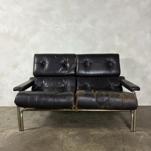 Pieff alpha brown leather - brown, two