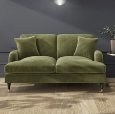 Two Seater Sofa Velvet Couch