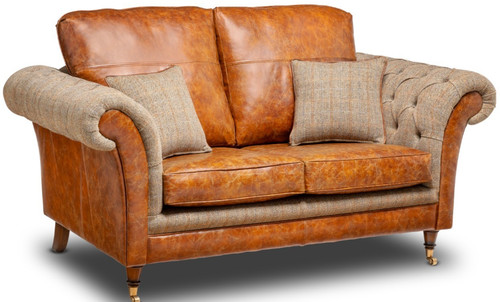 Two seater sofa - seater, tan