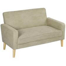 Two-Seater Velvet-Feel Sofa -