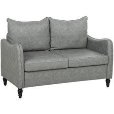 HOMCOM Two-Seater Sofa Modern